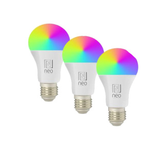 Immax NEO LITE Smart žiarovka LED E27 11W RGB + CCT farebná a biela, stmievateľná, Zigbee 3.0